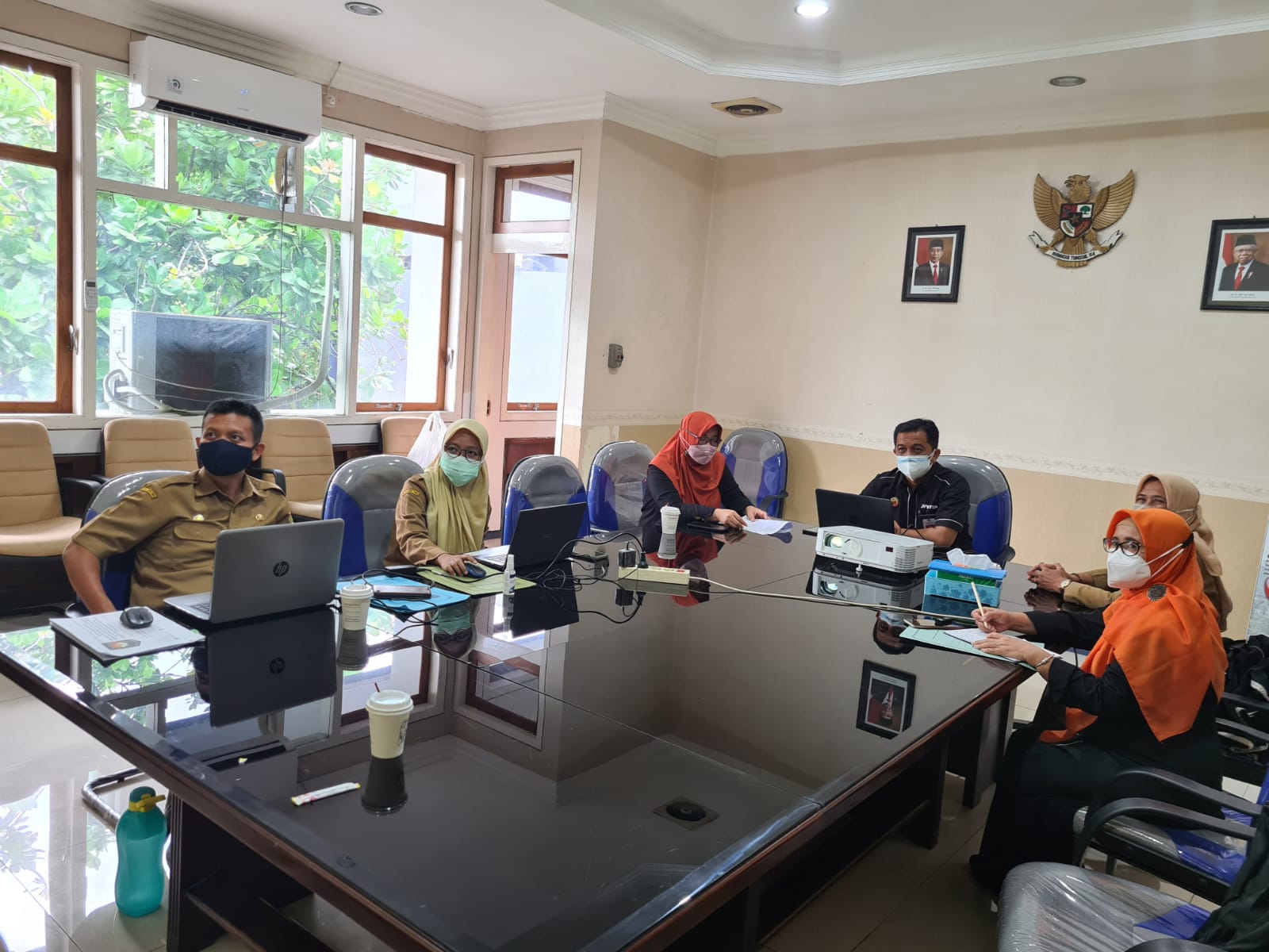 Monitoring dan Evaluasi PPKM dan anggaran oleh Inspektorat, Foto-1